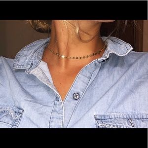 Giani Bernini round disc choker necklace